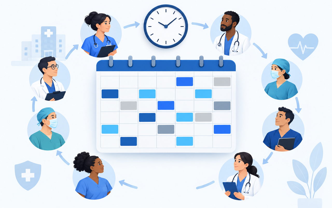 Ilustrasi Jadwal Jaga Perawat
